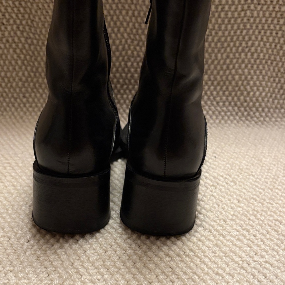 Black Heeled Boots for Women - Picture 3 of 5